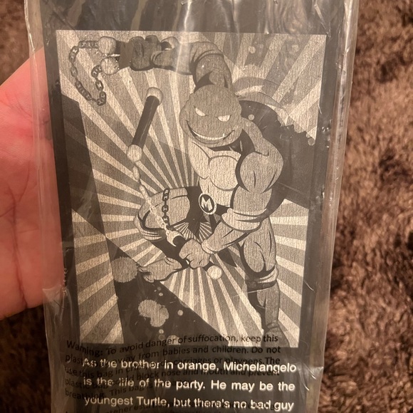 Super long teenage mutant ninja turtle socks! Michelangelo. - Picture 2 of 5